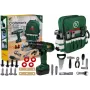 LEAN TOYS DIY Zestaw Narzędzi w Plecaku z Wiertarką 100-częściowy
