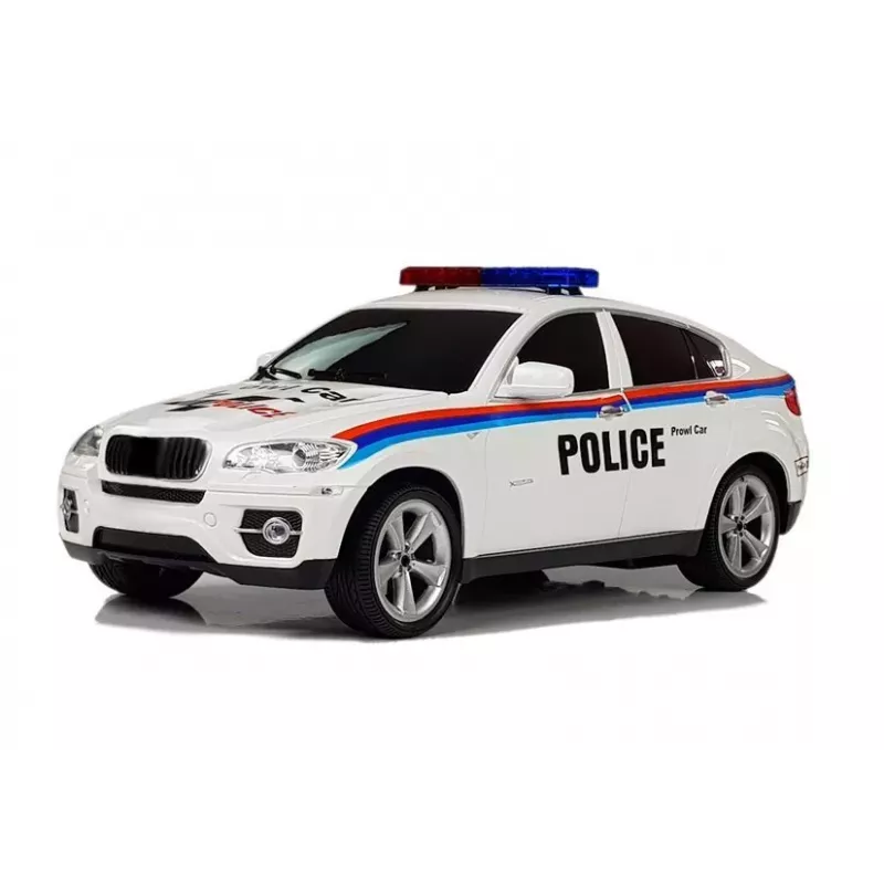 Samochód zdalnie sterowany Police Coupe R/C 4861 Lean Toys