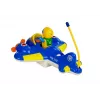 LEAN TOYS Baby R/C Airplane z Pilotem Kierownicą Niebieski
