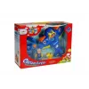 LEAN TOYS Baby R/C Airplane z Pilotem Kierownicą Niebieski