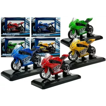 LEAN TOYS Sports Motorcycle with Sounds 1:18 4 Colors