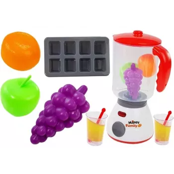 LEAN TOYS Mikser blender do soków owocowych, bateryjny, przenośny, osobisty blender 380ml Biały