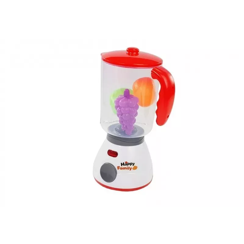 LEAN TOYS Mikser blender do soków owocowych, bateryjny, przenośny, osobisty blender 380ml Biały