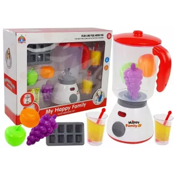 LEAN TOYS Mikser blender do soków owocowych, bateryjny, przenośny, osobisty blender 380ml Biały