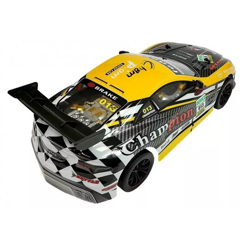 LEAN TOYS Sport Radio Controlled Car 2.4GHz Yellow