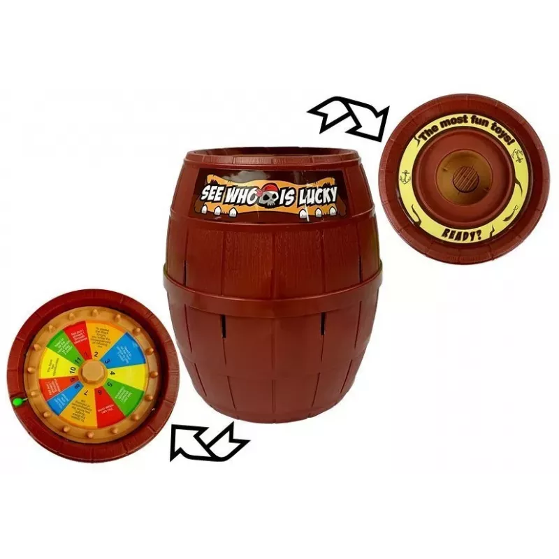 LEAN TOYS Gra Prick the Pirate Pop-up Pirate