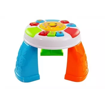 LEAN TOYS Stół edukacyjny dla niemowląt Kolorowy z dźwiękami