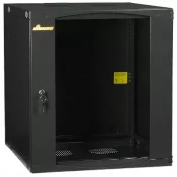 DELTA ENERGY SYSTEMS (SWITZERLAND) AG Ścienny dwusekcyjny rack 12U 600x600mm Czarny R19-12U/600/2S