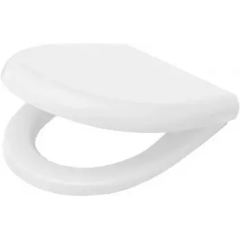 DEANTE Deska sedesowa z cichym domykiem Kształt D Biały Duroplast Quick Release