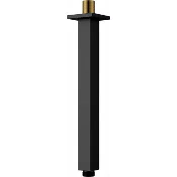 DEANTE Natrysk sufitowy 250 mm Matowa czerń Arnika Nero