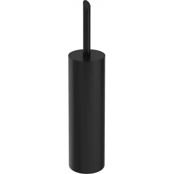 DEANTE Freestanding Toilet Brush Set - Ceramic Holder, Stainless Steel Handle, Black