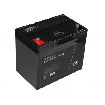 Akumulator Greencell LiFePO4 do fotowoltaiki, kamperów i łodzi 12V 12.8V 80Ah