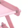 LEAN Shoe Cabinet Lightweight 4-Tier Shelf Freestanding Pink