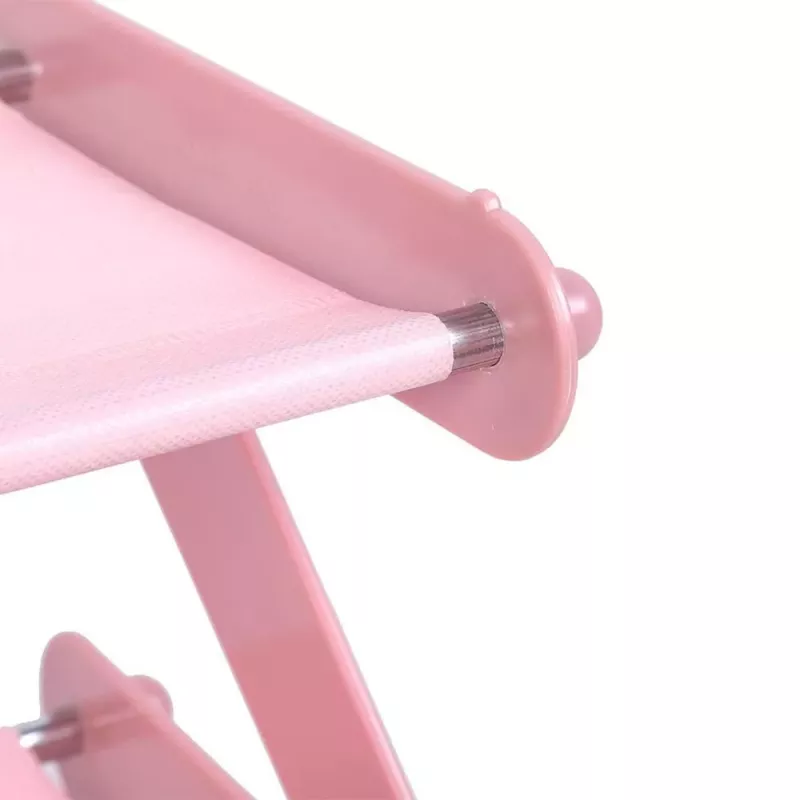 LEAN Shoe Cabinet Lightweight 4-Tier Shelf Freestanding Pink
