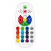 LEAN Ozdobna Lampka Nocna LED RGB Akwarium z Rybkami 16 Kolorów USB Biała