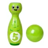 LEAN TOYS Bowling z Uśmiechniętymi Buziami Gra Edukacyjna dla Dzieci Sport Zręcznościowy 10 szt.