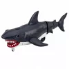 LEAN TOYS RC Shark Zdalnie Sterowany Rekin, Porusza Ogonem, Światła, Efekt Dymu, Czarny