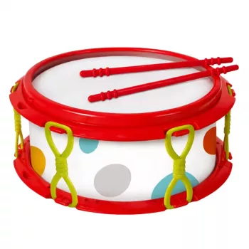 LEAN TOYS Zestaw instrumentów muzycznych dla dzieci Bębenek Grzechotki Tamburyn Kastaniety