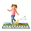 LEAN TOYS Edukacyjna Mata Muzyczna Pianino Zwierzęta Dźwięki Instrumentów 100x36 cm
