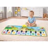 LEAN TOYS Interaktywna Mata Taneczna Piano Zwierzęta ZOO 10 Melodii 126 cm