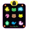 LEAN TOYS Animal Musical Dance Mat 5 Modes 3 Difficulty Levels Lights