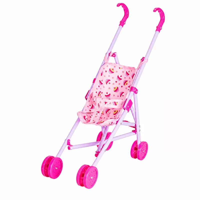 LEAN TOYS Interactive Baby Doll Peeing Stroller Cradle Accessories 3-in-1 Set