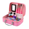 LEAN TOYS Beauty Set Kosmetyczka dla Dzieci Akcesoria do Paznokci Suszarka 20 szt.