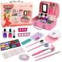 LEAN TOYS Beauty Set Kosmetyczka dla Dzieci Akcesoria do Paznokci Suszarka 20 szt.