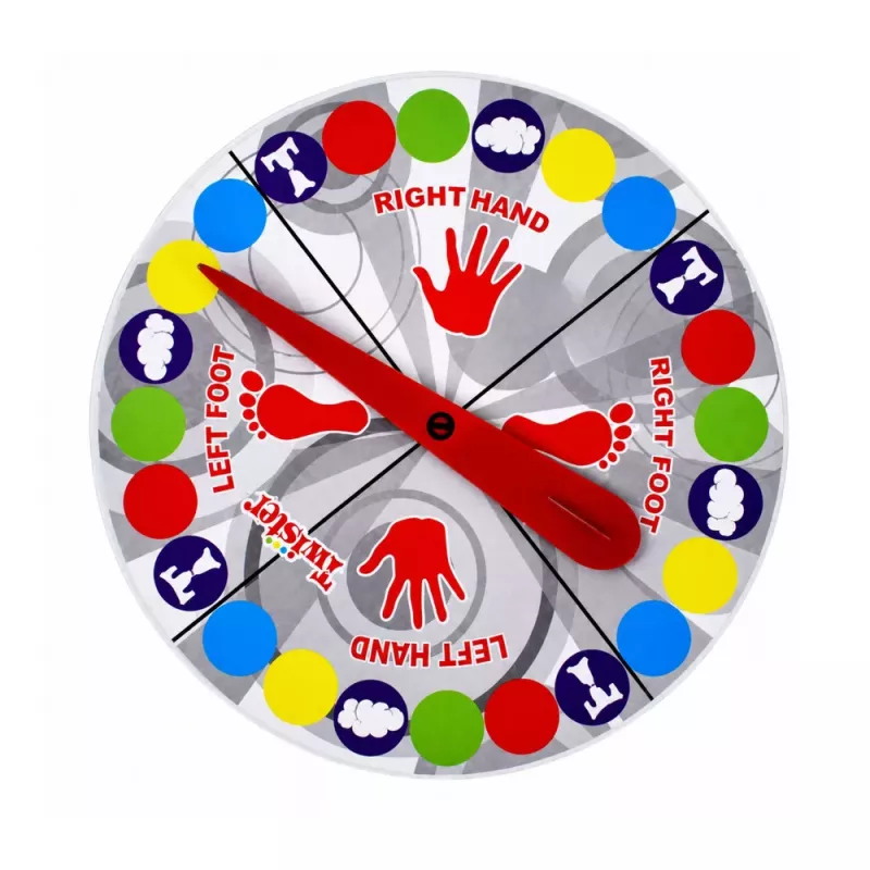 LEAN TOYS Twist Skill Game Family Movement Mat Social Randomizer