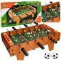 LEAN TOYS Piłkarzyki Arcade Mini Drewniany Stół do Gry 50x25 cm