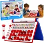 LEAN TOYS Memory Game Guess Who on Time Portable Hourglass Board