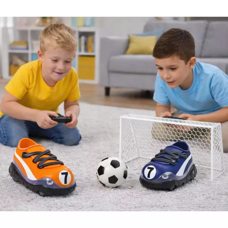 LEAN TOYS Buty Piłkarskie na Pilota RC Gra Piłka Nożna Bramka
