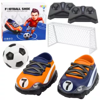 LEAN TOYS Buty Piłkarskie na Pilota RC Gra Piłka Nożna Bramka