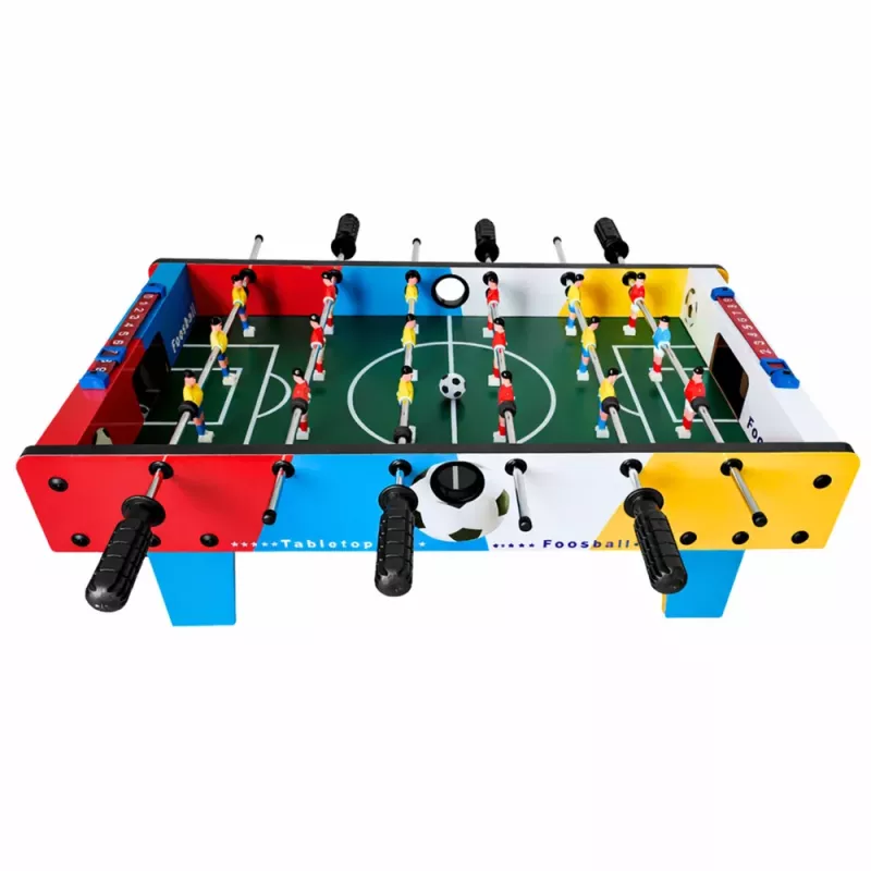 LEAN TOYS Mini Table Football Skill Game Table 2 Balls Football 69 cm