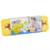 LEAN TOYS Sortownik Jajek Edukacyjny, Dopasowywanie Kształtów, Kolorowe Owoce, 12 szt.