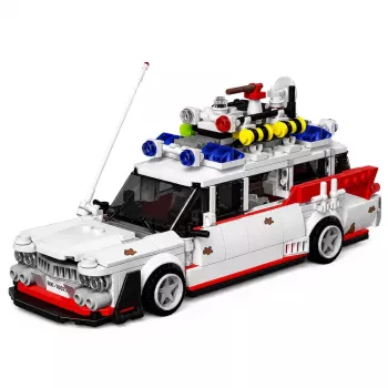 LEAN TOYS Klocki Budowlane Autobus Duch Biały 631 szt.
