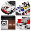 LEAN TOYS Klocki Budowlane Autobus Duch Biały 631 szt.