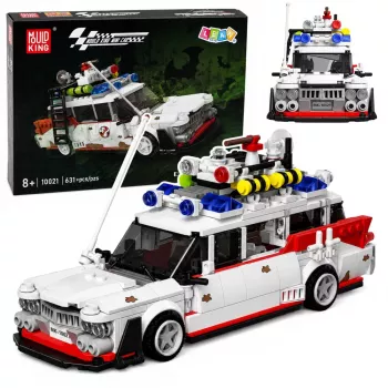 LEAN TOYS Klocki Budowlane Autobus Duch Biały 631 szt.