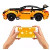 LEAN TOYS Samochód RC Zdalnie Sterowany Klocki Konstrukcyjne Pomarańczowy 545 szt.