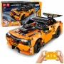 LEAN TOYS Samochód RC Zdalnie Sterowany Klocki Konstrukcyjne Pomarańczowy 545 szt.