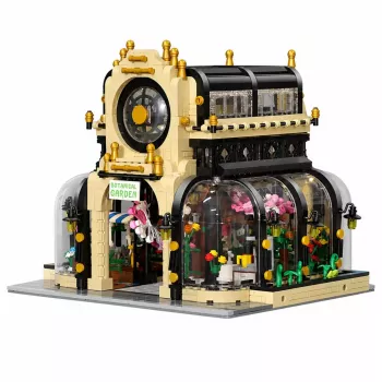 LEAN TOYS Klocki Konstrukcyjne Ogród Botaniczny Oranżeria z Oświetleniem LED 2147 Elementów