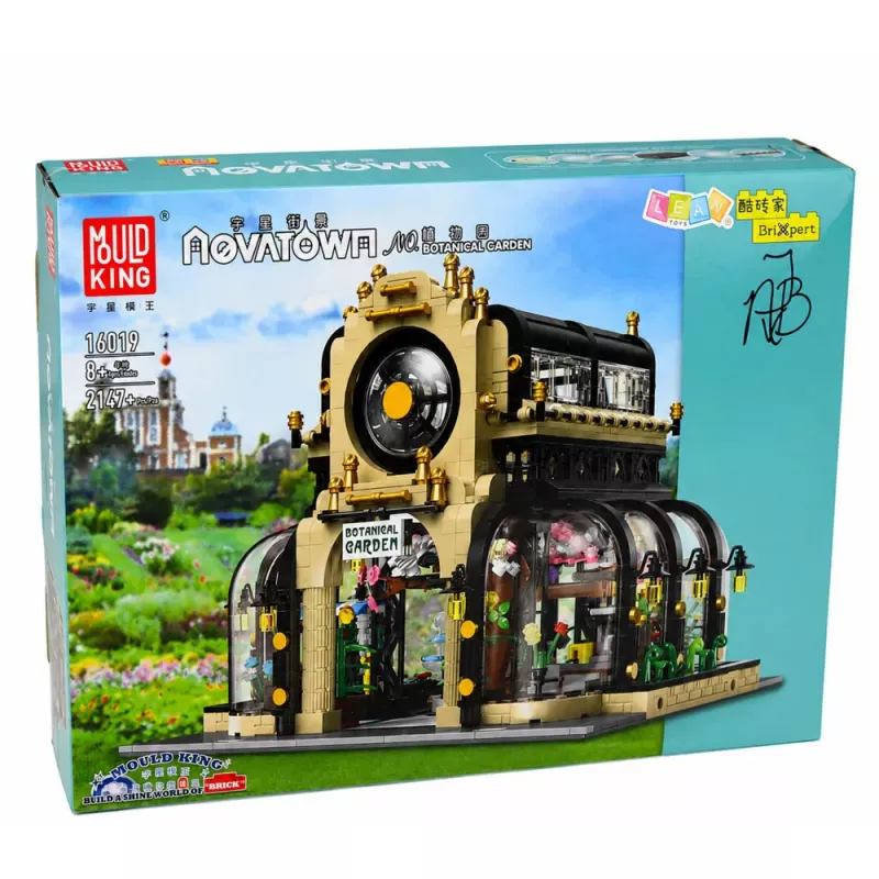 LEAN TOYS Klocki Konstrukcyjne Ogród Botaniczny Oranżeria z Oświetleniem LED 2147 Elementów