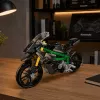 LEAN TOYS Construction Bricks Racing Motorcycle Sports Black 656 pcs.