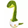 LEAN TOYS Pluszowy Tańczący Wąż Interaktywna Maskotka Muzyczna Zielony