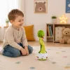 LEAN TOYS Pluszowy Tańczący Wąż Interaktywna Maskotka Muzyczna Zielony