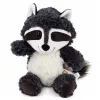 LEAN TOYS Pluszowa Zabawka Przytulanka Zwierzę Szop Biało-Szary 25 cm