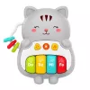 LEAN TOYS Muzyczna Zabawka Pianinko Kotek Edukacyjne Dla Maluchów Melodie Dźwięki