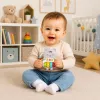 LEAN TOYS Muzyczna Zabawka Pianinko Kotek Edukacyjne Dla Maluchów Melodie Dźwięki