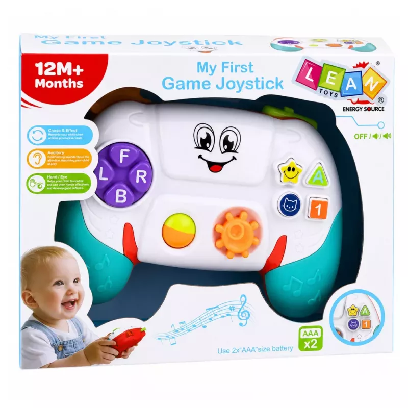 LEAN TOYS Interaktywna Mata Edukacyjna dla Maluchów Światła Dźwięki Melodie