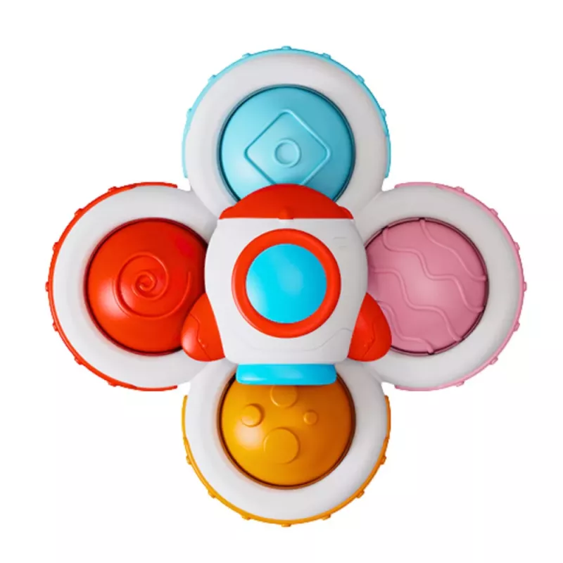 LEAN TOYS Zabawki sensoryczne z przyssawką Pop-It Kolorowe 3 szt.